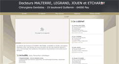 Desktop Screenshot of lmje-chirurgiens-dentistes.fr